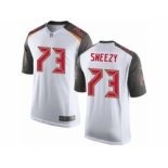 Men's Nike Tampa Bay Buccaneers #73 J. R. Sweezy Game White NFL Jersey