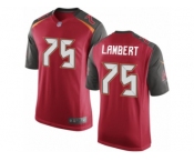 Men's Nike Tampa Bay Buccaneers #75 Davonte Lambert Game Red Team Color NFL Jersey