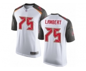 Men's Nike Tampa Bay Buccaneers #75 Davonte Lambert Game White NFL Jersey