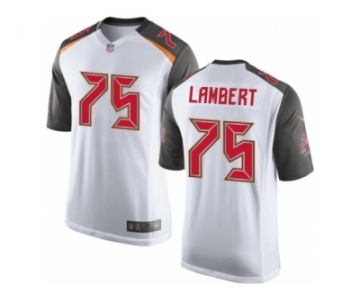 Men's Nike Tampa Bay Buccaneers #75 Davonte Lambert Game White NFL Jersey