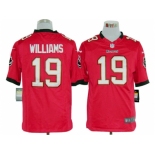 nike nfl jerseys tampa bay buccaneers #19 williams red[game]