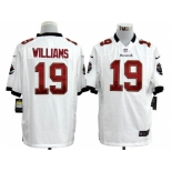 nike nfl jerseys tampa bay buccaneers #19 williams white[game]