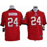 nike nfl jerseys tampa bay buccaneers #24 barron red[game]