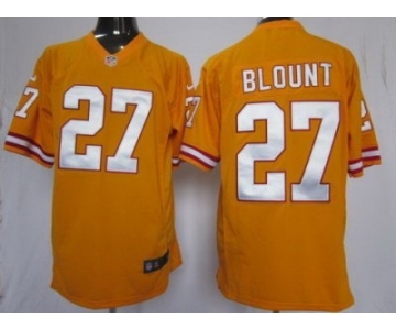 nike nfl jerseys tampa bay buccaneers #27 blount orange[game]