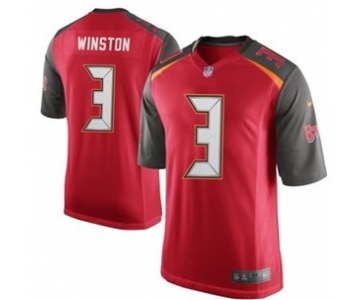 nike nfl jerseys tampa bay buccaneers #3 winston red[game]