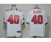 nike nfl jerseys tampa bay buccaneers #40 alstott white[game]