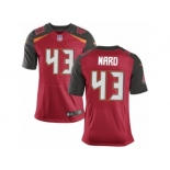 Men Nike Tampa Bay Buccaneers #43 T.J. Ward Elite Red Team Color NFL Jersey