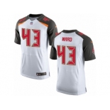 Men Nike Tampa Bay Buccaneers #43 T.J. Ward Elite White NFL Jersey