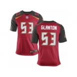 Men Nike Tampa Bay Buccaneers #53 Adarius Glanton Elite Red Team Color NFL Jersey