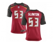 Men Nike Tampa Bay Buccaneers #53 Adarius Glanton Elite Red Team Color NFL Jersey