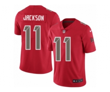 Men's Nike Tampa Bay Buccaneers #11 DeSean Jackson Elite Red Rush NFL Jersey