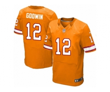 Men's Nike Tampa Bay Buccaneers #12 Chris Godwin Elite Orange Glaze Alternate NFL Jersey