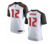 Men's Nike Tampa Bay Buccaneers #12 Chris Godwin Elite White NFL Jersey