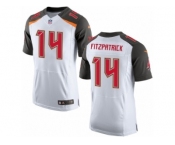 Men's Nike Tampa Bay Buccaneers #14 Ryan Fitzpatrick Elite White NFL Jersey