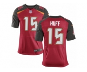 Men's Nike Tampa Bay Buccaneers #15 Josh Huff Elite Red Team Color NFL Jersey