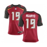 Men's Nike Tampa Bay Buccaneers #19 Roberto Aguayo Elite Red Team Color NFL Jersey