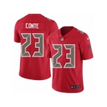 Men's Nike Tampa Bay Buccaneers #23 Chris Conte Elite Red Rush NFL Jersey