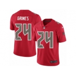 Men's Nike Tampa Bay Buccaneers #24 Brent Grimes Elite Red Rush NFL Jersey