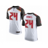 Men's Nike Tampa Bay Buccaneers #24 Brent Grimes Elite White NFL Jersey