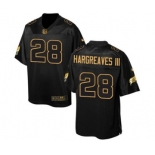 Men's Nike Tampa Bay Buccaneers #28 Vernon Hargreaves III Elite Black Pro Line Gold Collection NFL Jersey