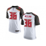 Men's Nike Tampa Bay Buccaneers #36 Robert McClain Elite White NFL Jersey