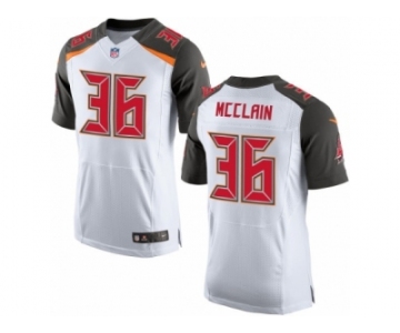 Men's Nike Tampa Bay Buccaneers #36 Robert McClain Elite White NFL Jersey