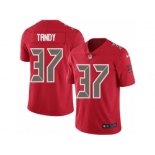 Men's Nike Tampa Bay Buccaneers #37 Keith Tandy Elite Red Rush NFL Jersey