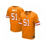 Men's Nike Tampa Bay Buccaneers #51 Daryl Smith Elite Orange Glaze Alternate NFL Jersey