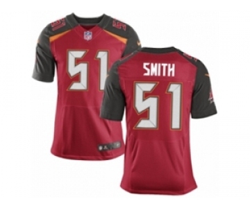 Men's Nike Tampa Bay Buccaneers #51 Daryl Smith Elite Red Team Color NFL Jersey