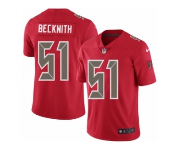 Men's Nike Tampa Bay Buccaneers #51 Kendell Beckwith Elite Red Rush NFL Jersey