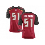 Men's Nike Tampa Bay Buccaneers #51 Kendell Beckwith Elite Red Team Color NFL Jersey