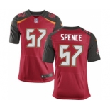 Men's Nike Tampa Bay Buccaneers #57 Noah Spence Elite Red Team Color NFL Jersey