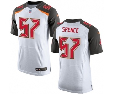 Men's Nike Tampa Bay Buccaneers #57 Noah Spence Elite White NFL Jersey