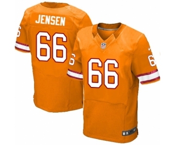 Men's Nike Tampa Bay Buccaneers #66 Ryan Jensen Elite Orange Glaze Alternate NFL Jersey