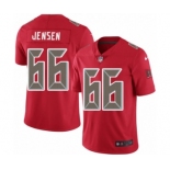 Men's Nike Tampa Bay Buccaneers #66 Ryan Jensen Elite Red Rush Vapor Untouchable NFL Jersey