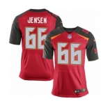 Men's Nike Tampa Bay Buccaneers #66 Ryan Jensen Elite Red Team Color NFL Jersey