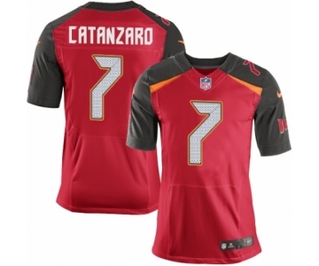 Men's Nike Tampa Bay Buccaneers #7 Chandler Catanzaro Elite Red Team Color NFL Jersey