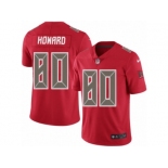 Men's Nike Tampa Bay Buccaneers #80 O. J. Howard Elite Red Rush NFL Jersey