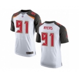 Men's Nike Tampa Bay Buccaneers #91 Robert Ayers Elite White NFL Jersey