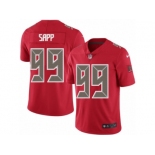 Men's Nike Tampa Bay Buccaneers #99 Warren Sapp Elite Red Rush NFL Jersey