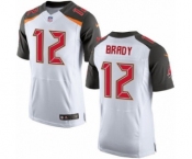 Men's Tampa Bay Buccaneers #12 Tom Brady Elite White Football Jersey