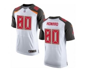 Men's Tampa Bay Buccaneers #80 O.J. Howard Nike White 2017 Draft Pick Elite Jersey