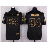 Nike Tampa Bay Buccaneers #54 Lavonte David Black Pro Line Gold Collection Jersey[Elite]