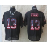 nike nfl jerseys tampa bay buccaneers #13 evans black[Elite USA flag fashion]