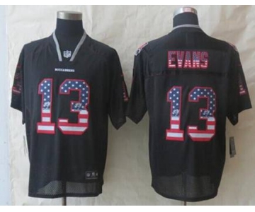 nike nfl jerseys tampa bay buccaneers #13 evans black[Elite USA flag fashion]