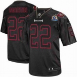 nike nfl jerseys tampa bay buccaneers #22 martin black[Elite lights out 50th Patch]