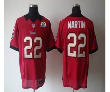 nike nfl jerseys tampa bay buccaneers #22 martin red[Elite 50th Patch]