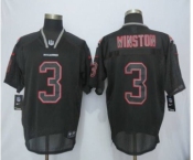 nike nfl jerseys tampa bay buccaneers #3 winston black[Elite lights out]