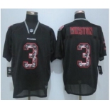 nike nfl jerseys tampa bay buccaneers #3 winston black[Elite united sideline]