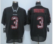 nike nfl jerseys tampa bay buccaneers #3 winston black[Elite united sideline]